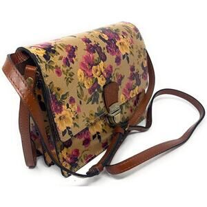 NWT $179 Patricia Nash Lanza Leather Antique Rose Crossbody Bag | Purse |Cottage